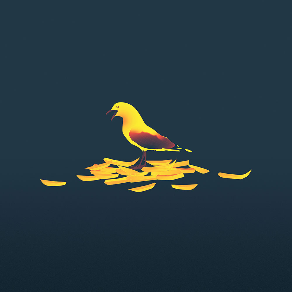 Missing Emoji Seagull