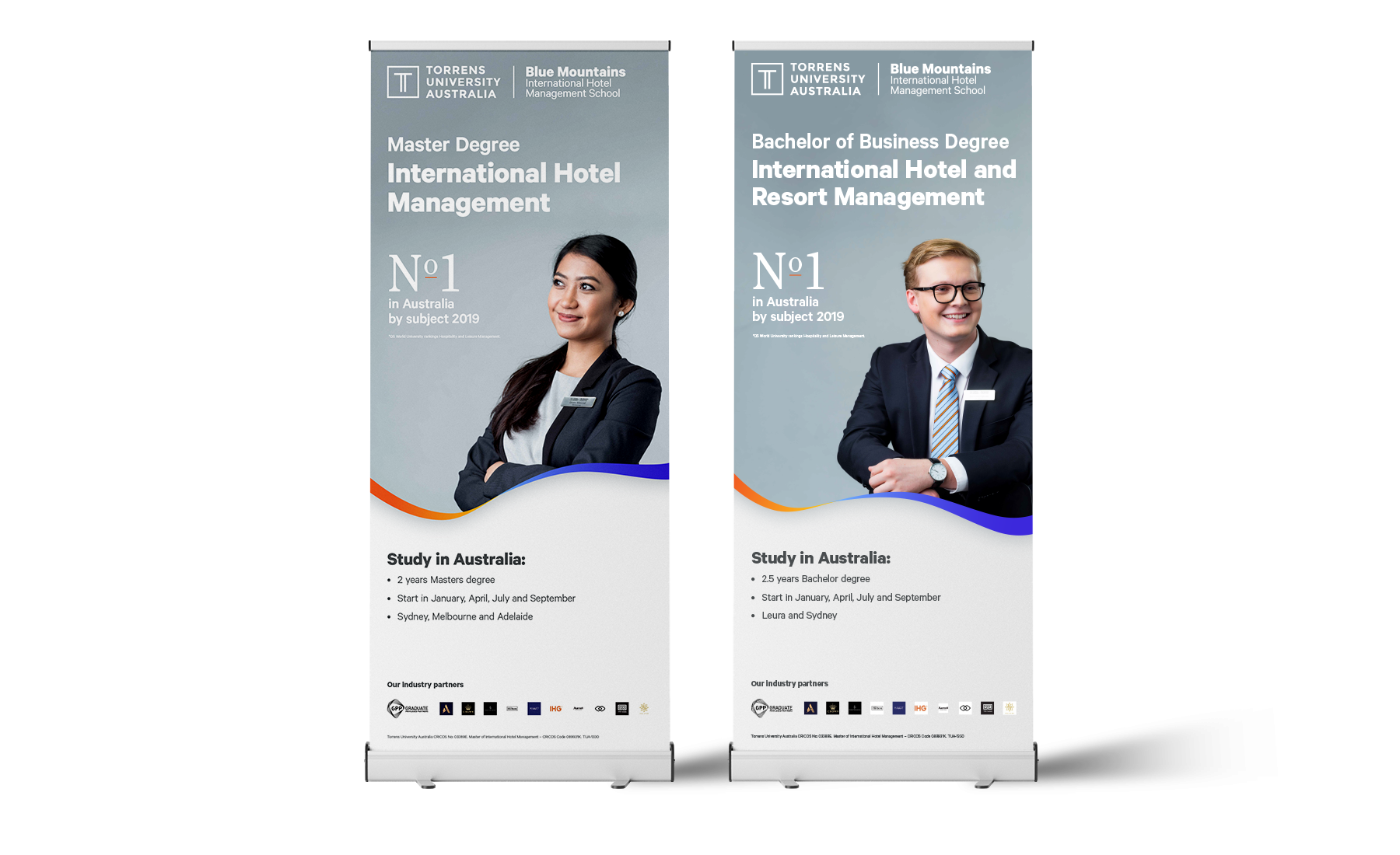 TUA-1330 pull-up banners